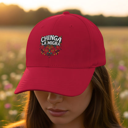 Chinga La Migra Stylish Statement Red Cap product