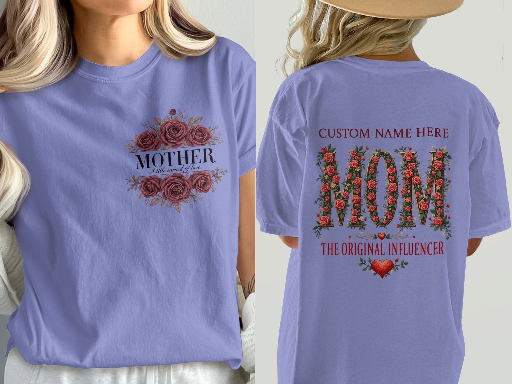 Custom Floral Mother Mom The Original Influencer product type