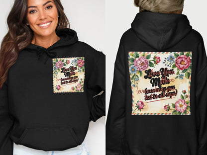 Live You Mom Text is All Leap Hoodie product