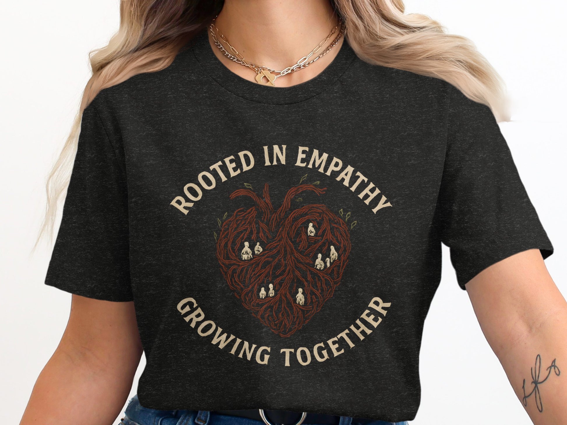 Rooted in Empathy Growing Together T-shirt product type