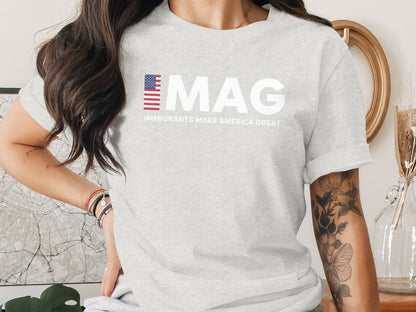 IMAG Immigrants Make America Great Tee product