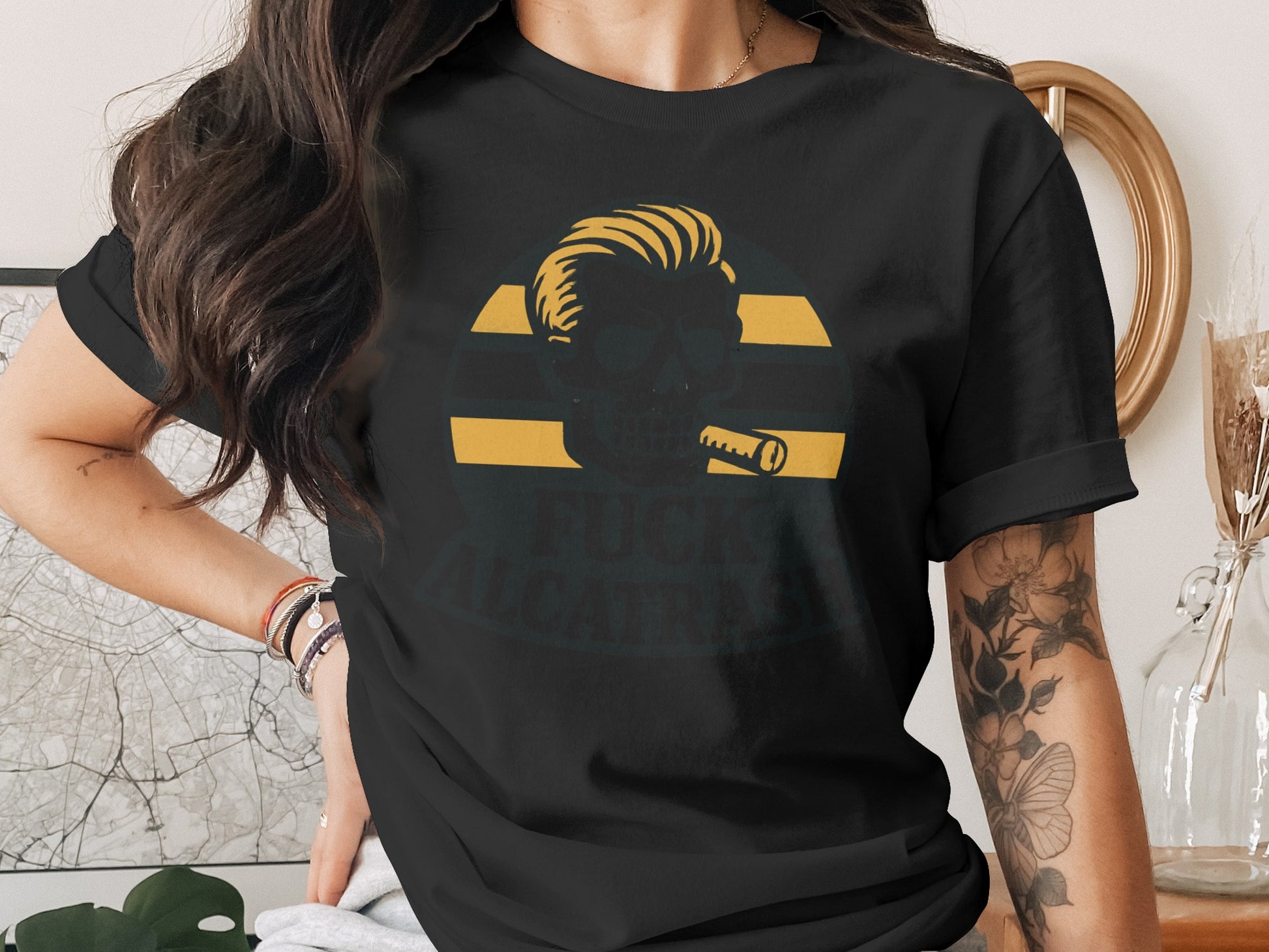 F*ck Alcatraz Graphic Shirt for Trendy Fashion product