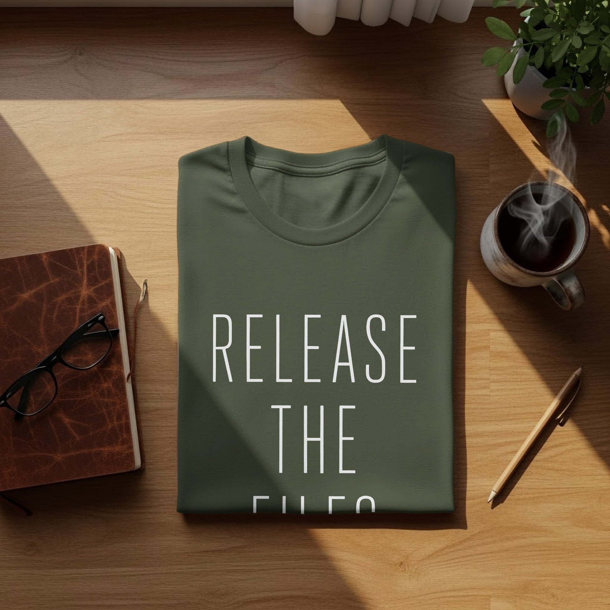 Release The Files Design T-shirt product type