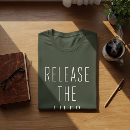Release The Files Design T-shirt product type