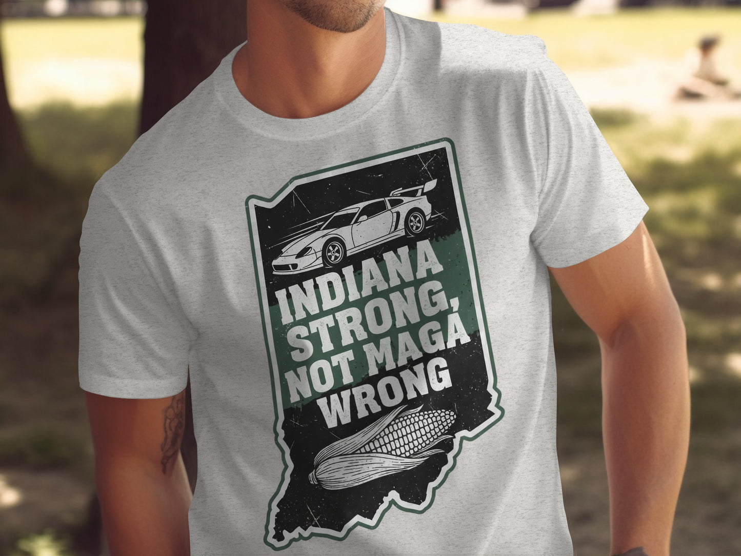 Indiana Strong Not MAGA Wrong T-Shirt product