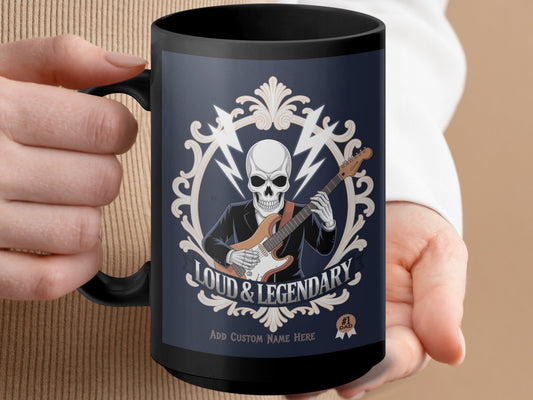 Loud and Legendary Personalized Guitarist Mug Product