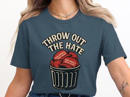 Throw Out The Hate Graphic Tee Shirt product