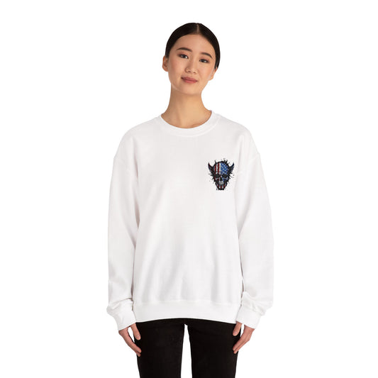 Artistic Graphic Crewneck Sweatshirt - Bold Design for Creative Souls