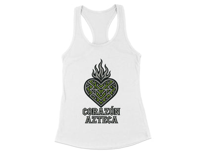 Corazón Azteca Graphic Women's Racerback Tank