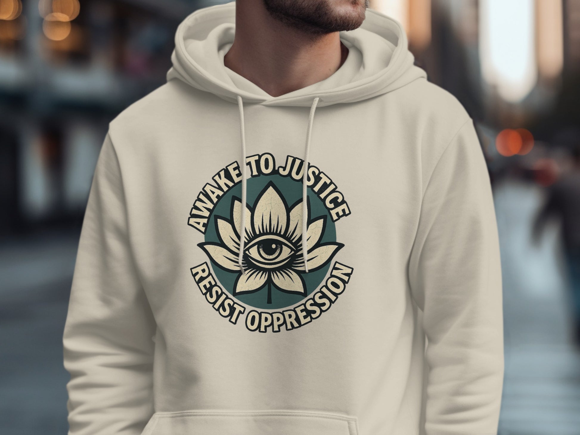 Awake to Justice Resist Oppression Hoodie product