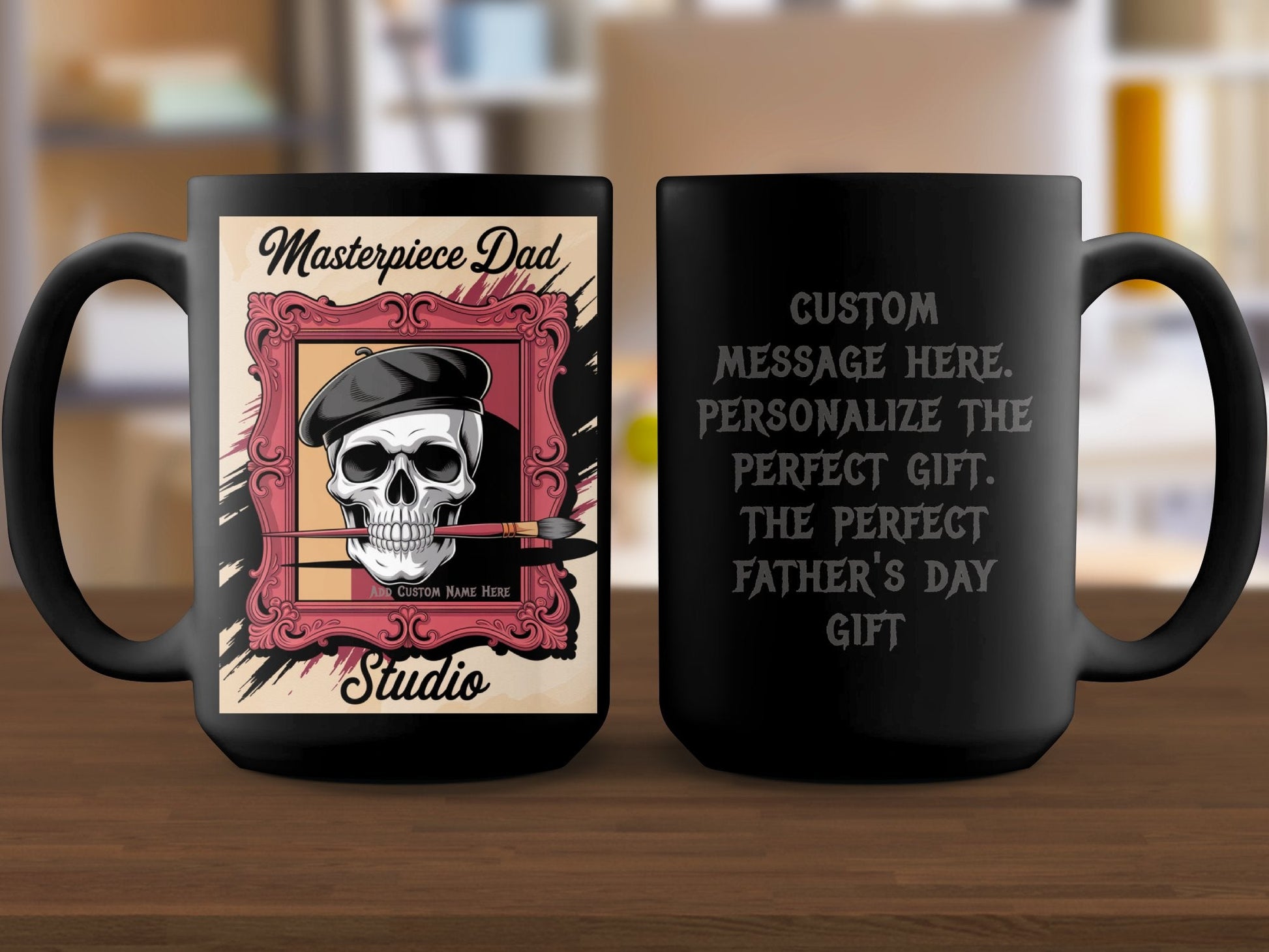 Masterpiece Dad Studio Custom Message Father's Day gift product