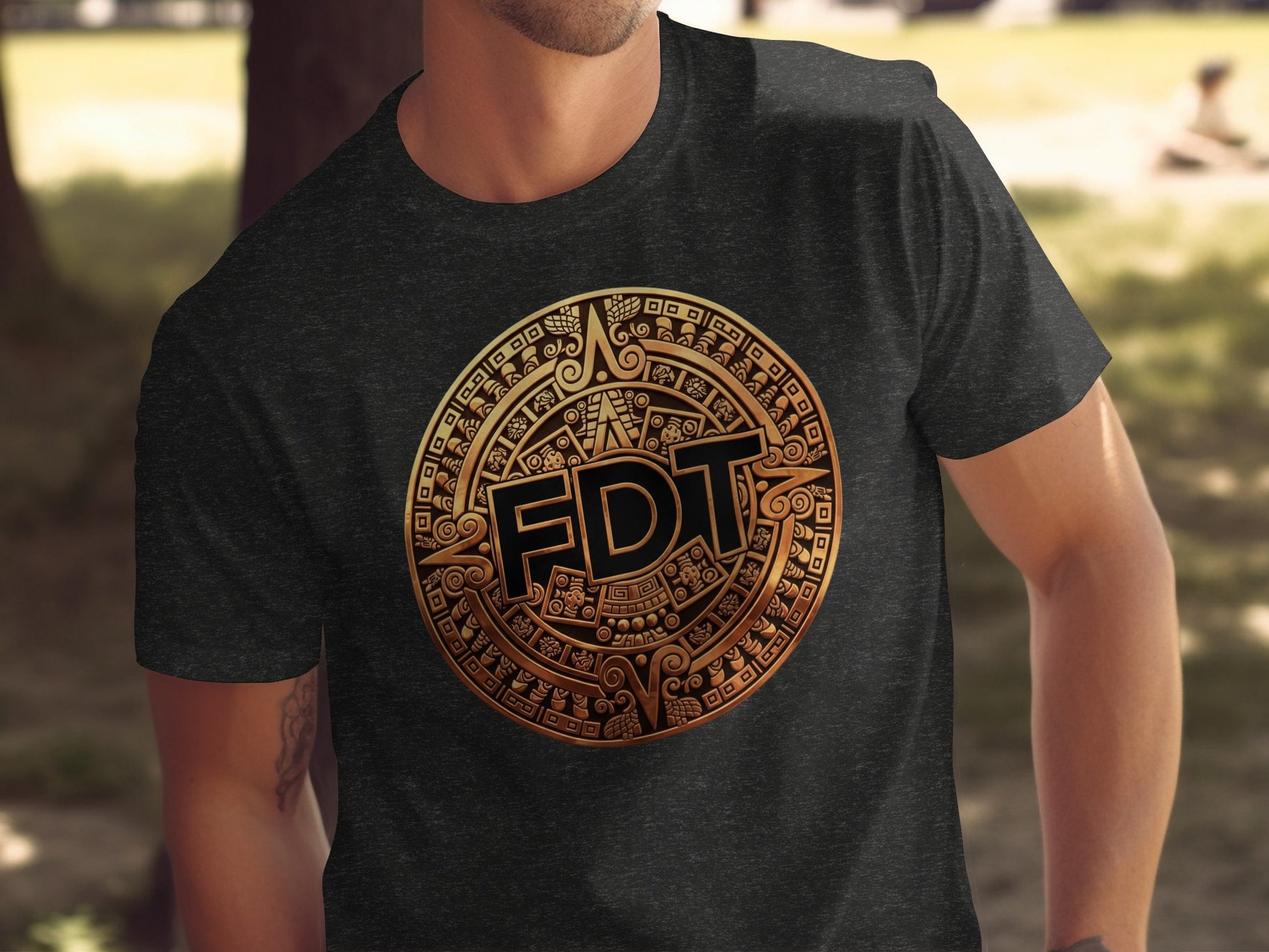 FDT Intricately Designed Round Emblem T-shirt product type