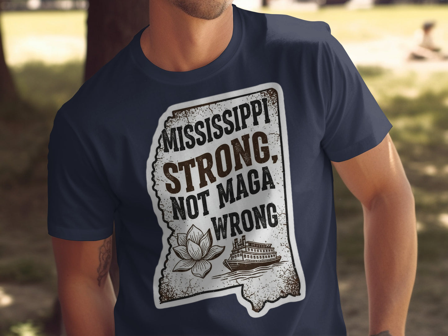 Mississippi Strong Not MAGA Wrong T-Shirt product