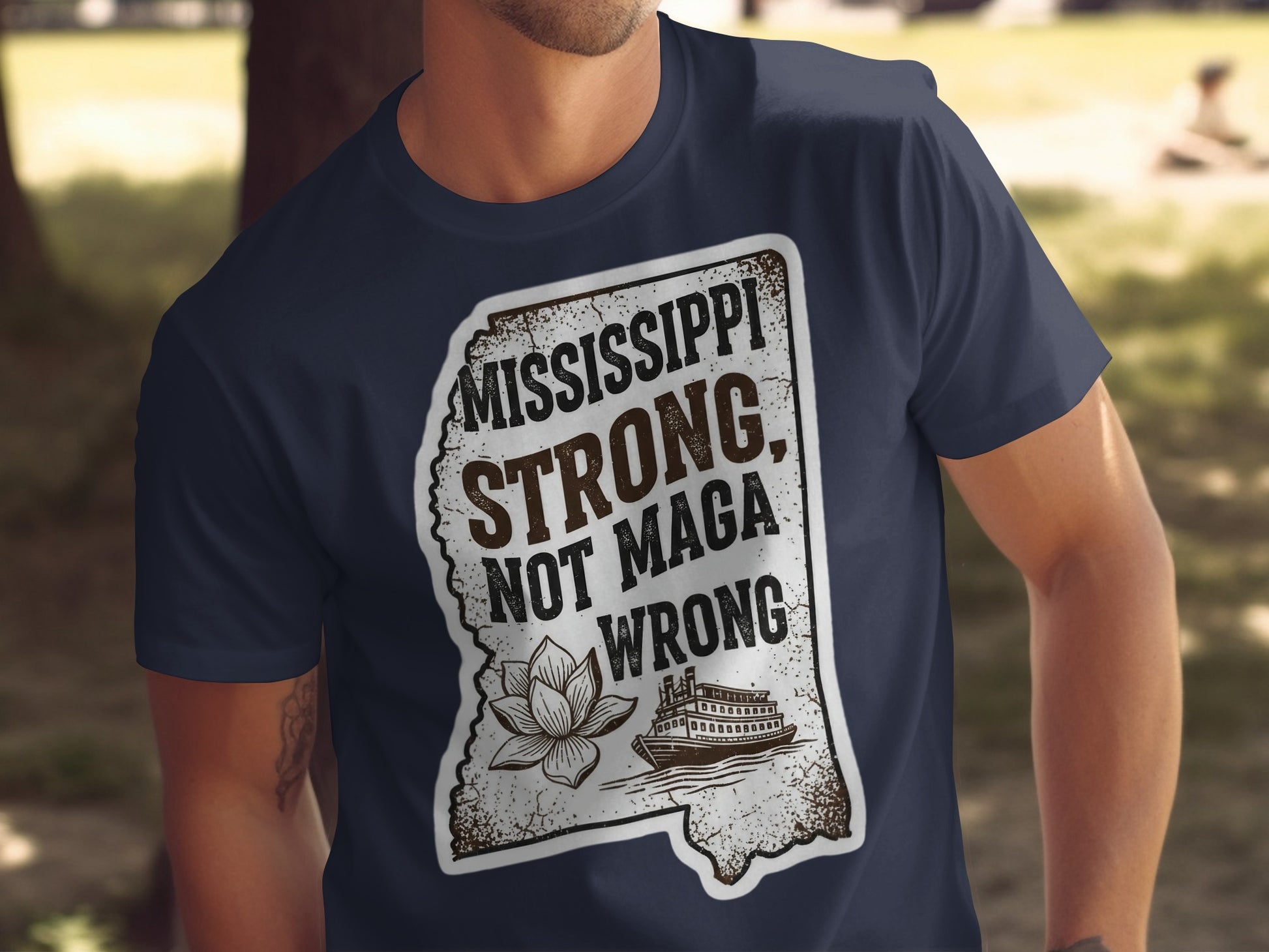 Mississippi Strong Not MAGA Wrong T-Shirt product