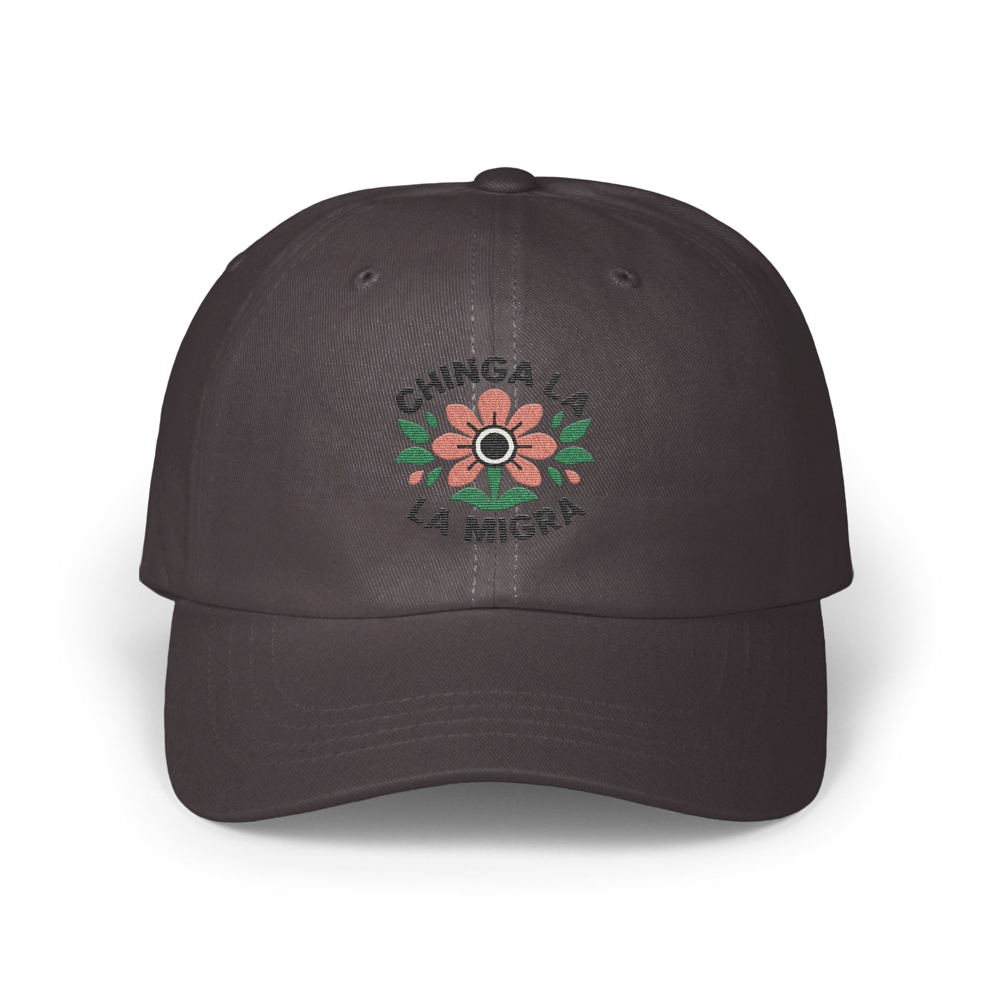 Chinga La Migra Embroidered Black Baseball Cap product