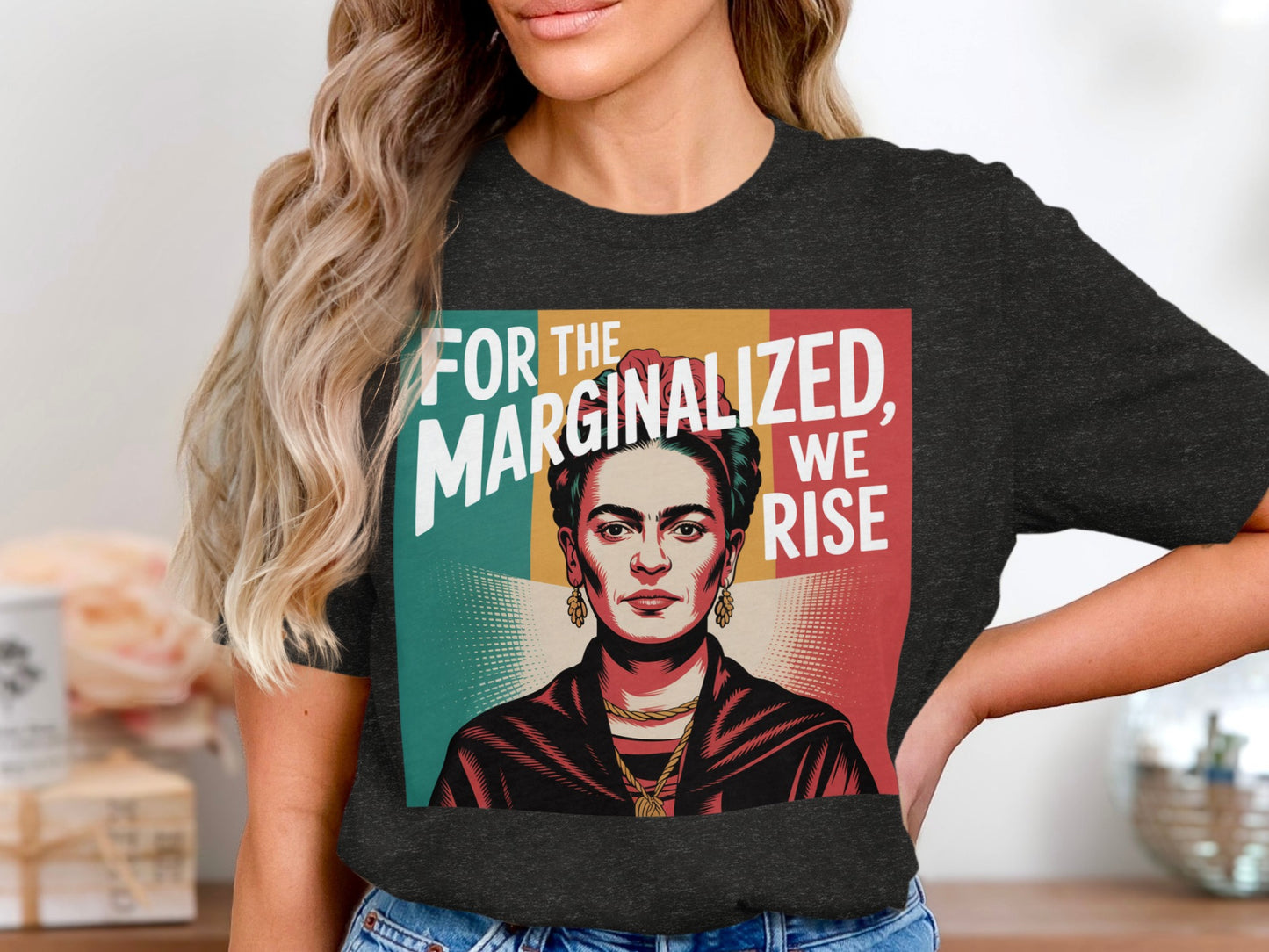 For The Marginalized We Rise Graphic Tee Product