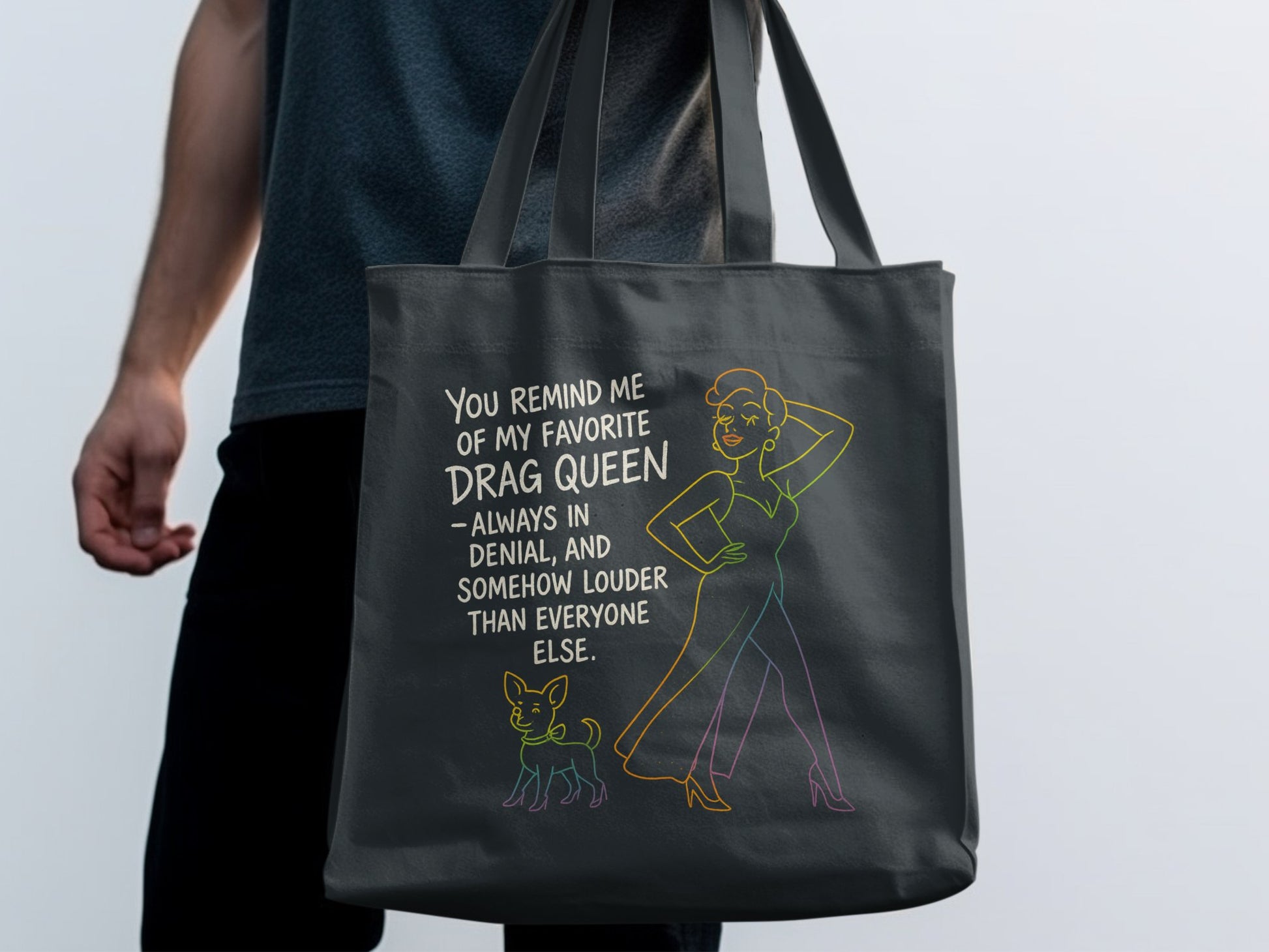 Bold Drag Queen Inspired Tote Bag product type
