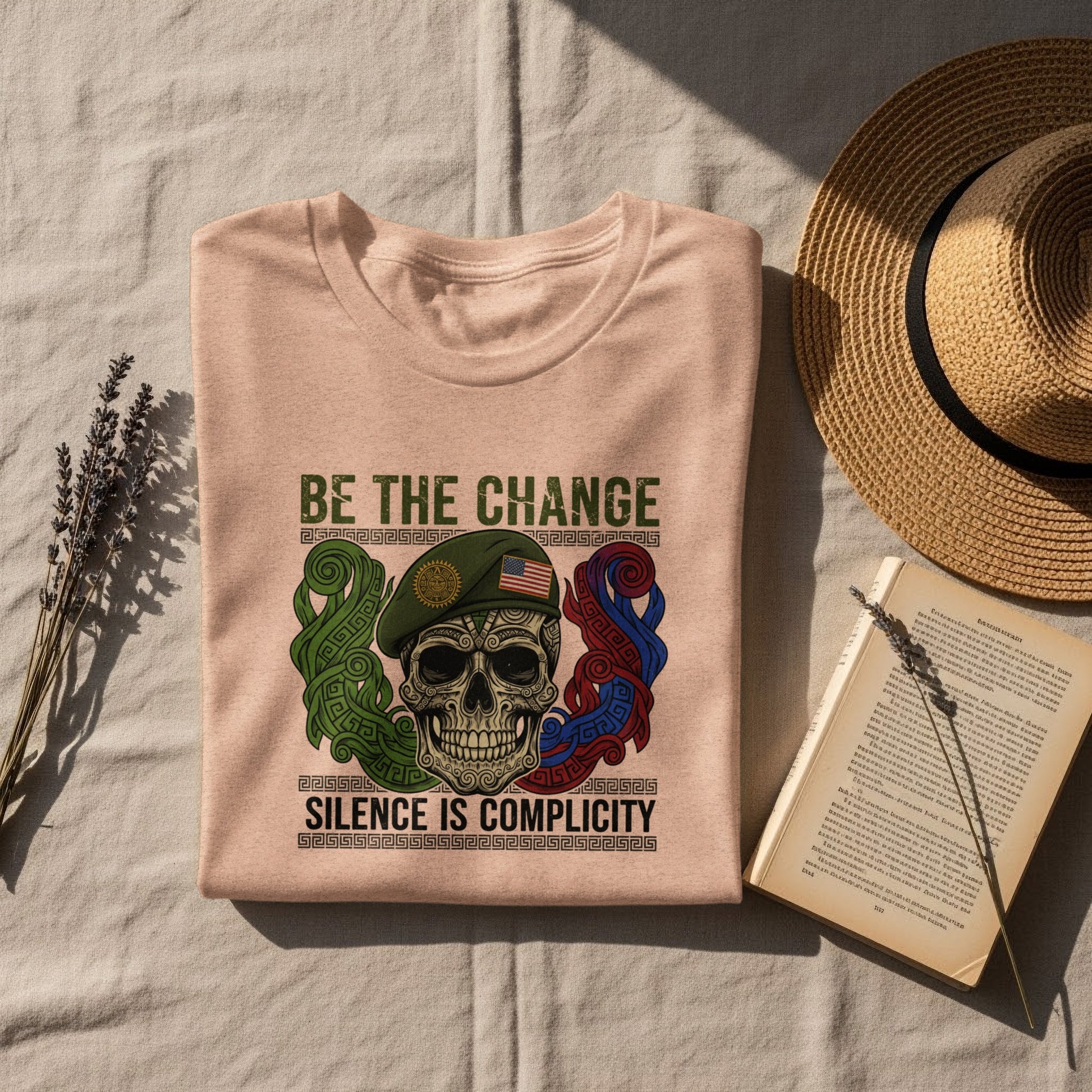 Be The Change Silence Is Complicity Graphic Shirt