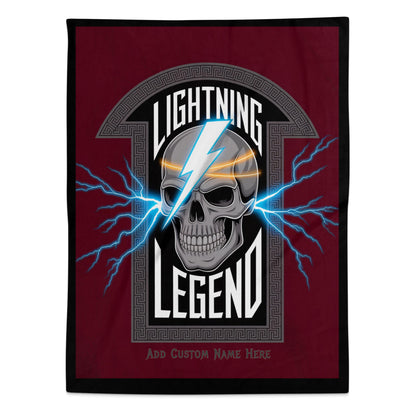Lightning Legend Skull with Lightning and Text product type