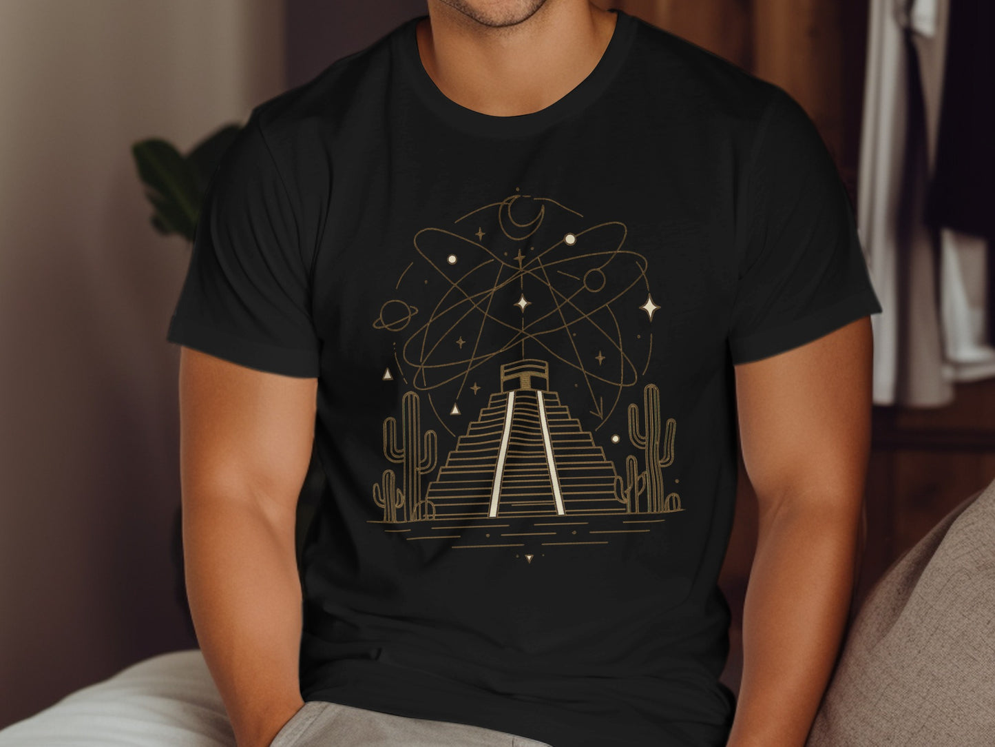 Mystical Pyramid And Astral Designs T-Shirt product