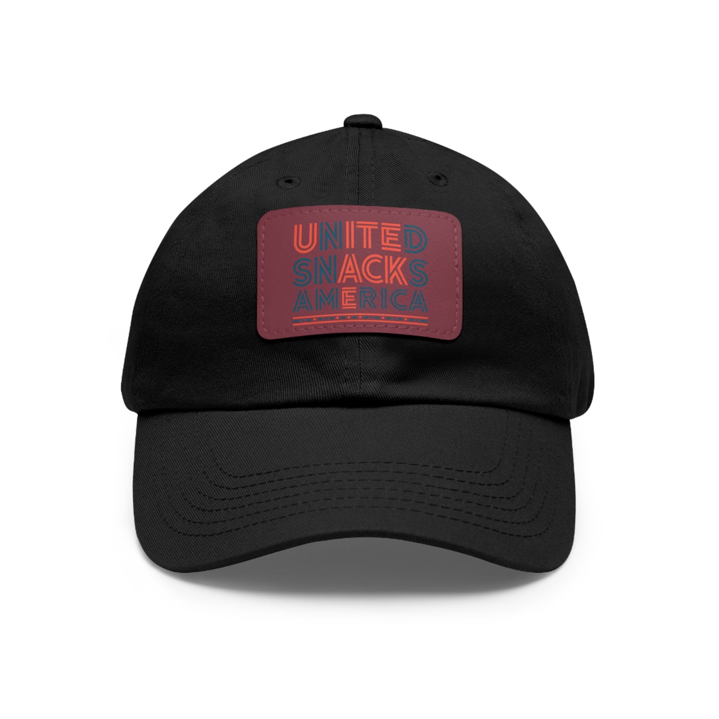 Trendy Dad Hat with Leather Patch - United Snacks America