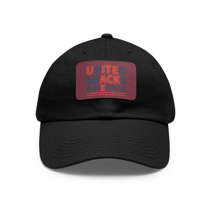 Trendy Dad Hat with Leather Patch - United Snacks America