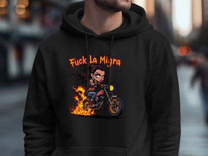 Fuck La Mijra Motorcycle Rider Hoodie product