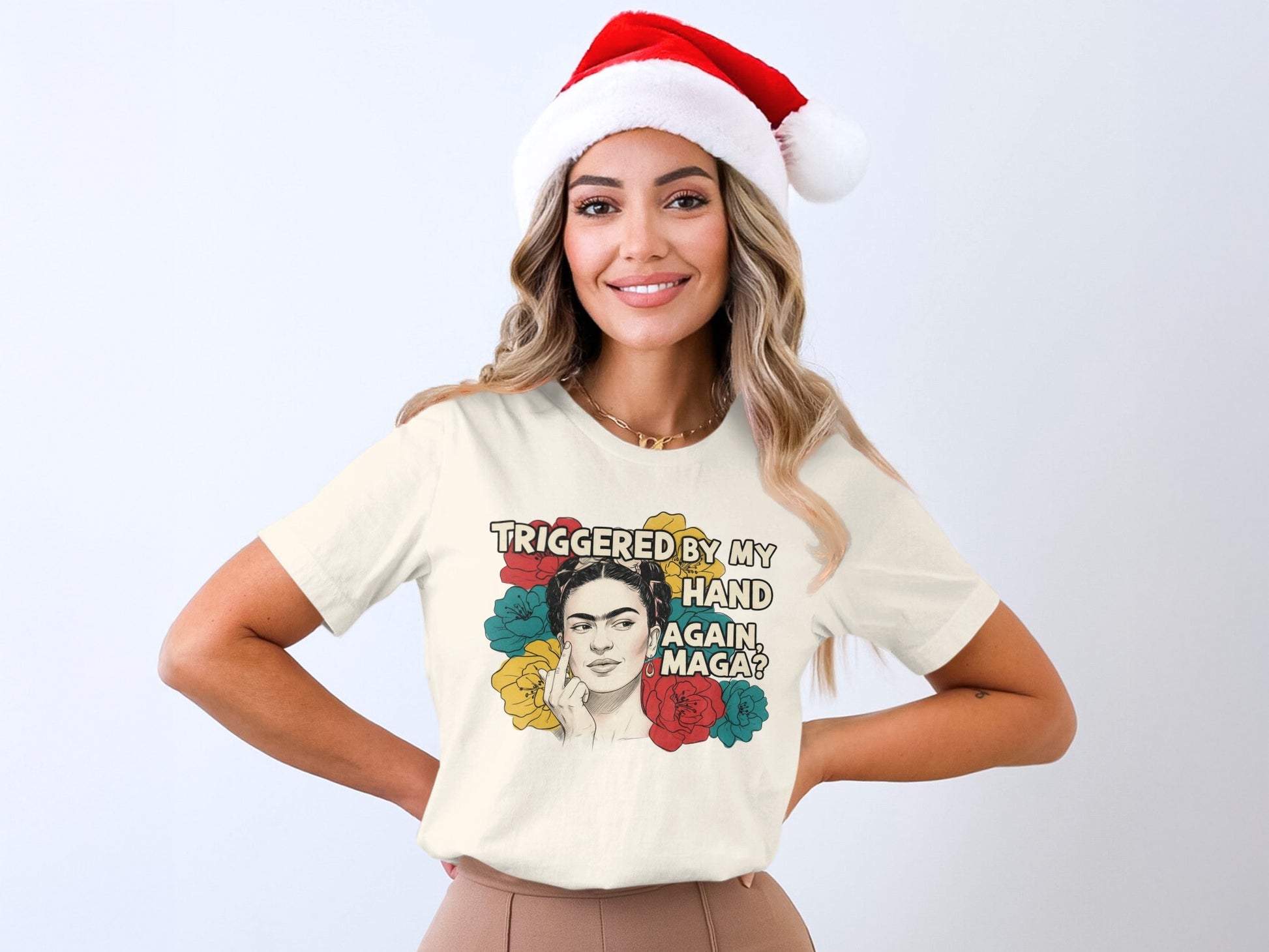 Triggered By My Hand Again MAGA T-shirt