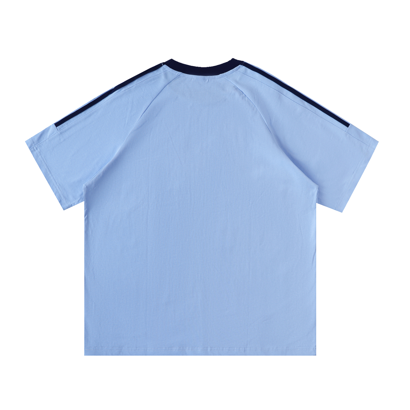 Chinga Tu Maga Contrast Tape Crewneck Cotton T-Shirt