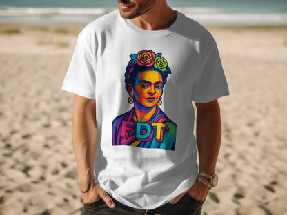 Vibrant Art Print Design Graphic T Shirt Product