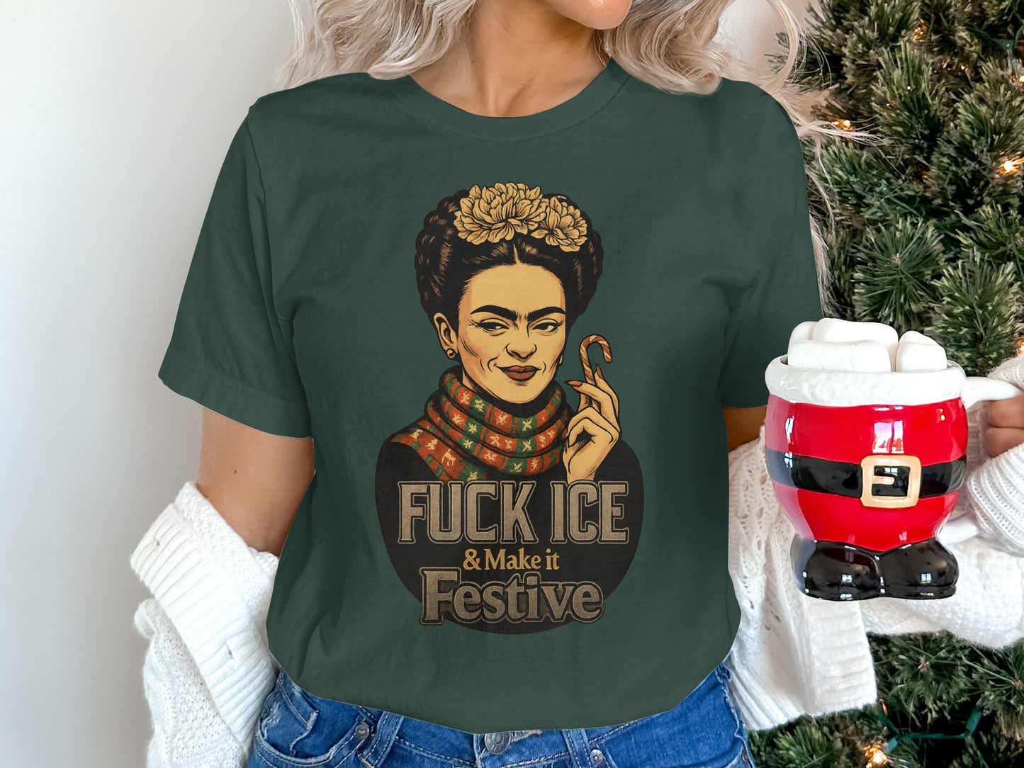 Make It Festive Graphic Tee Perfect for Holidays