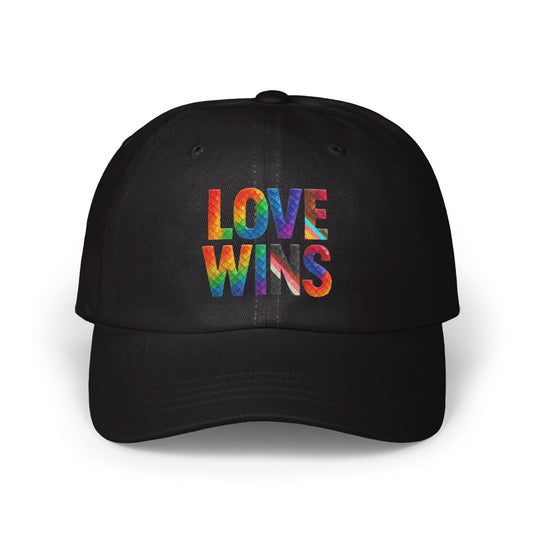 Love Wins Rainbow Design Black Hat product
