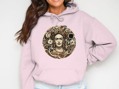 Frida Kahlo I Spoke Anyway With Blood On Canvas Hoodies