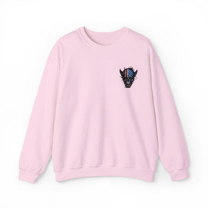 Artistic Graphic Crewneck Sweatshirt - Bold Design for Creative Souls