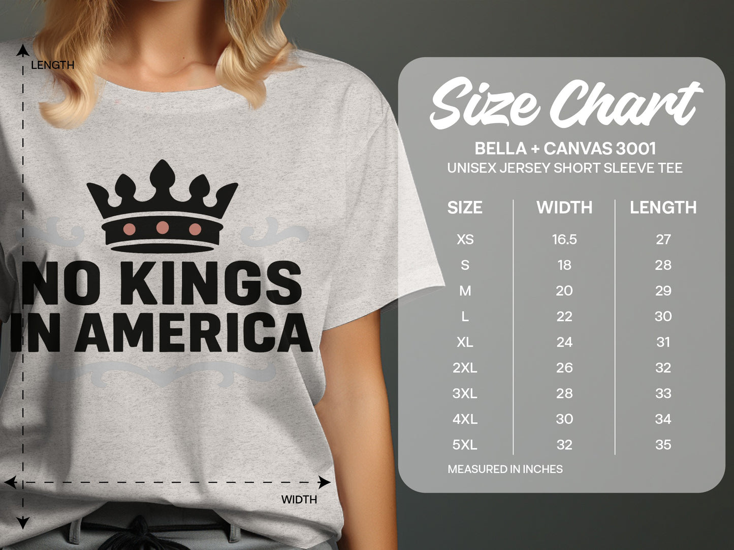 No Kings In America Graphic Tee product