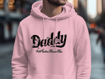Daddy Wild Flower Theme Hoodie product type