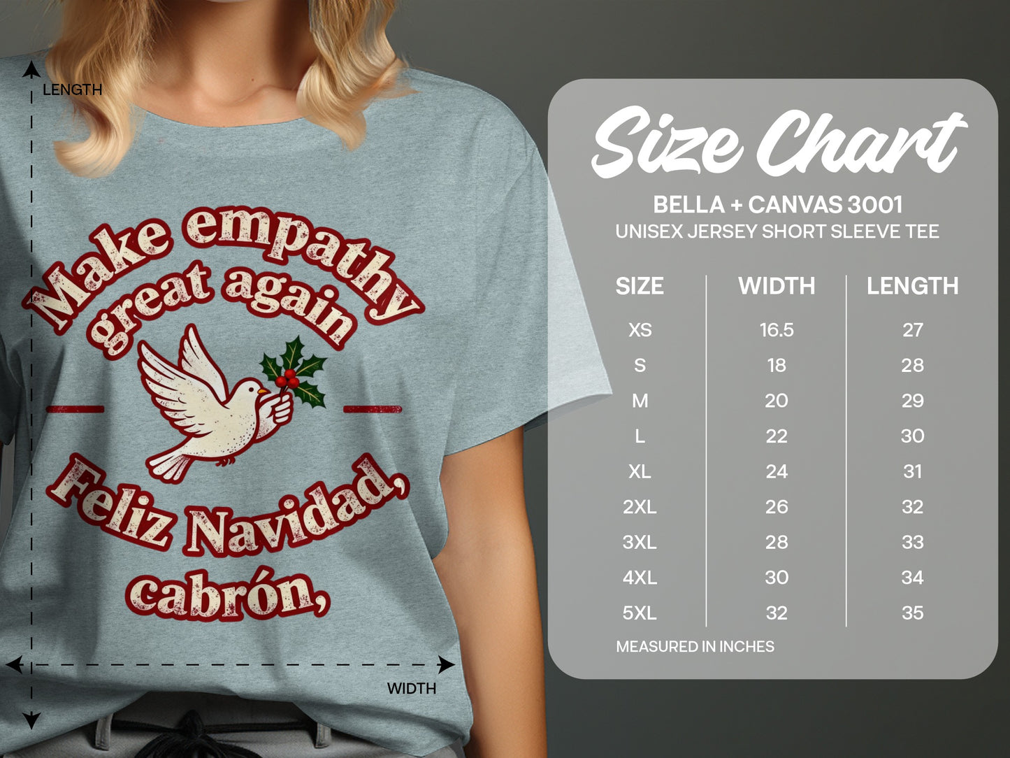 Make Empathy Great Again Feliz Navidad Cabron Tee
