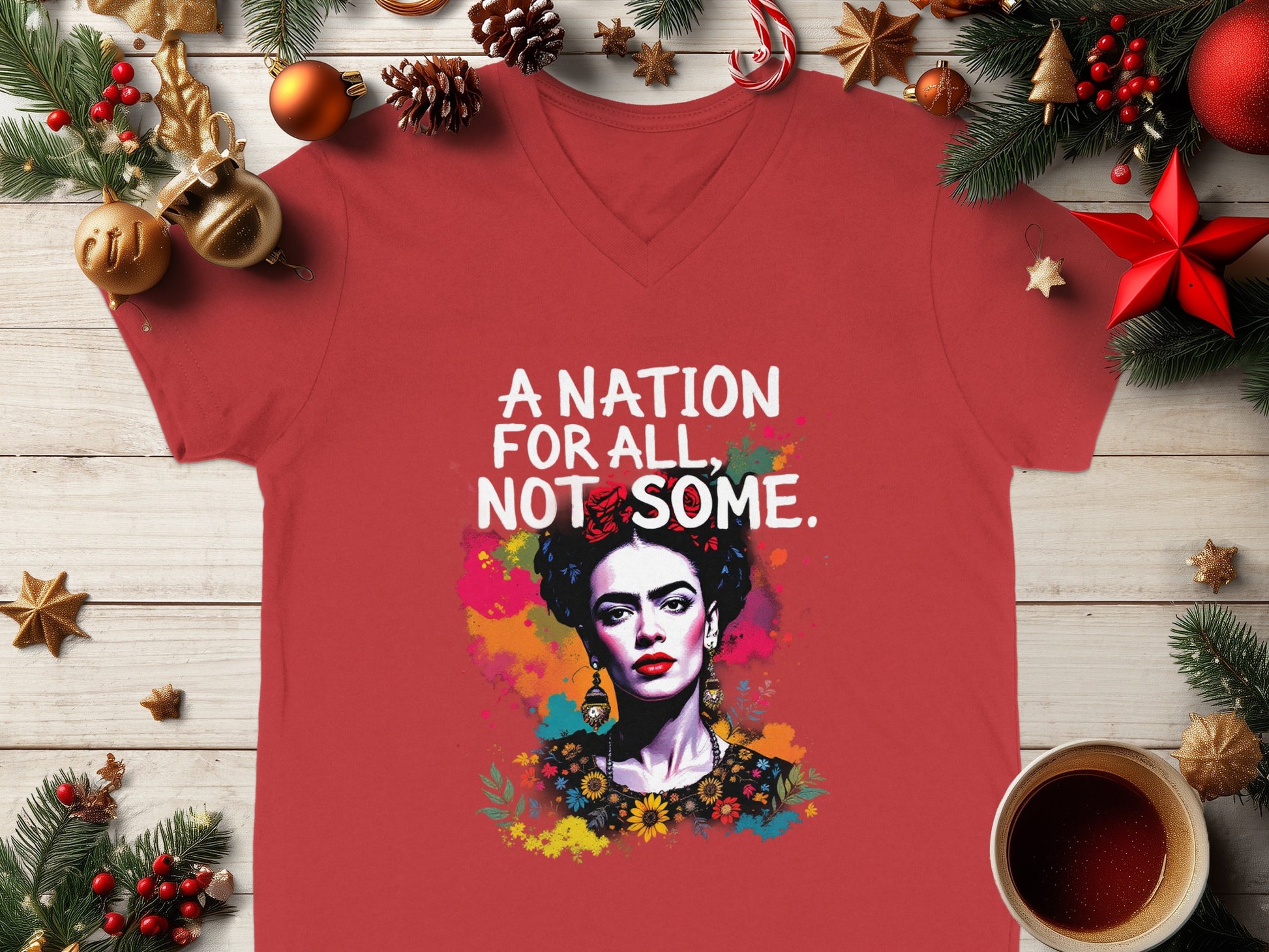 A Nation For All Not Some graphic printed T-shirt