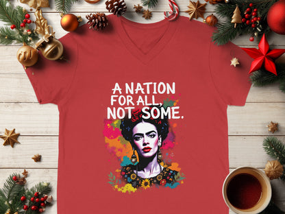 A Nation For All Not Some graphic printed T-shirt