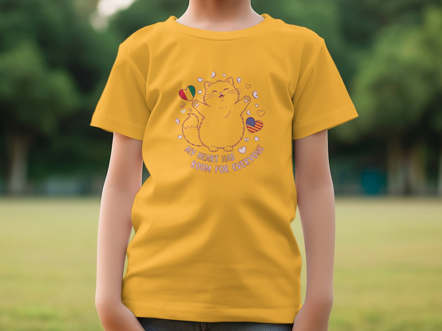 My Heart Has Room for Everyone Cat T-shirt