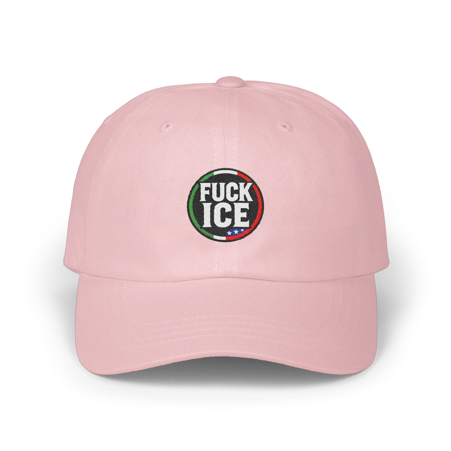 Embroidered F*** ICE Cap pink hat fun product type