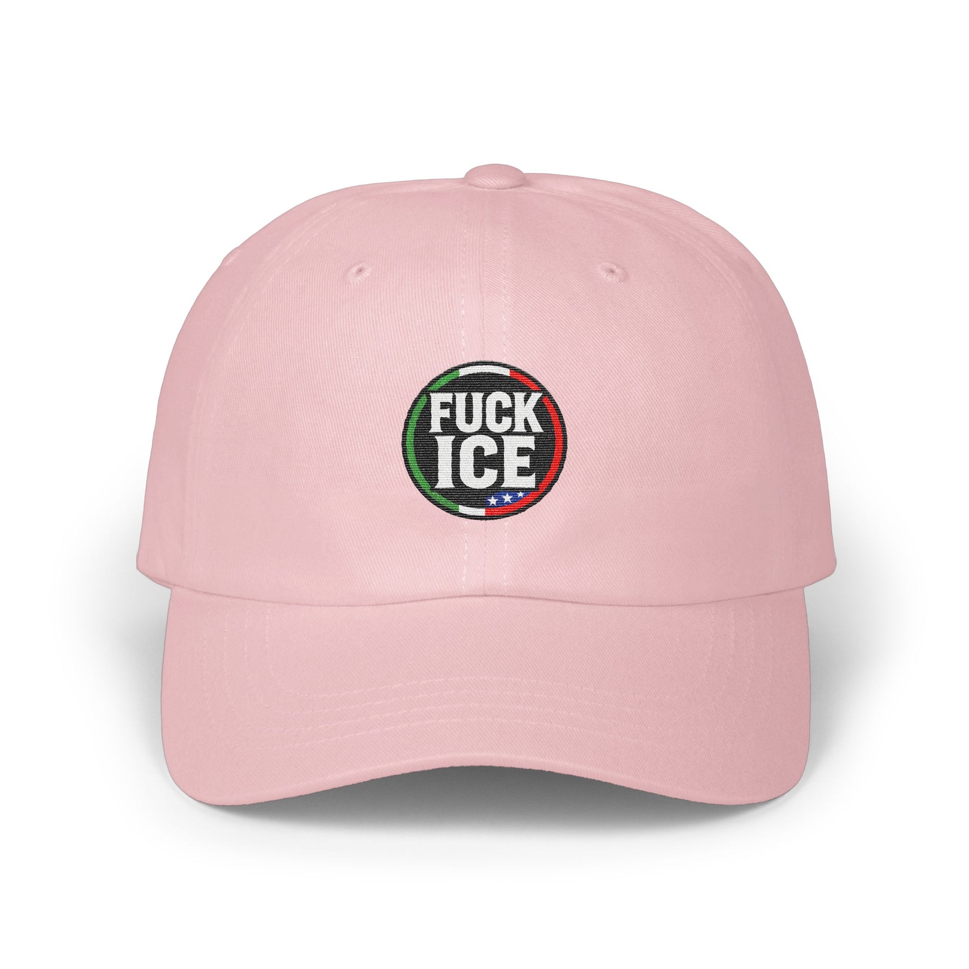 Embroidered F*** ICE Cap pink hat fun product type