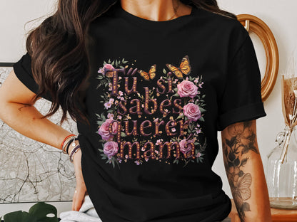Beautiful Floral Butterflies Decorative T-shirt product