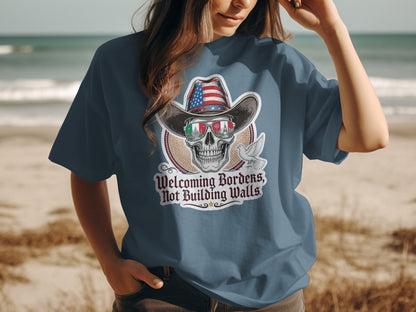 Welcoming Borders Not Building Walls T-Shirt product type