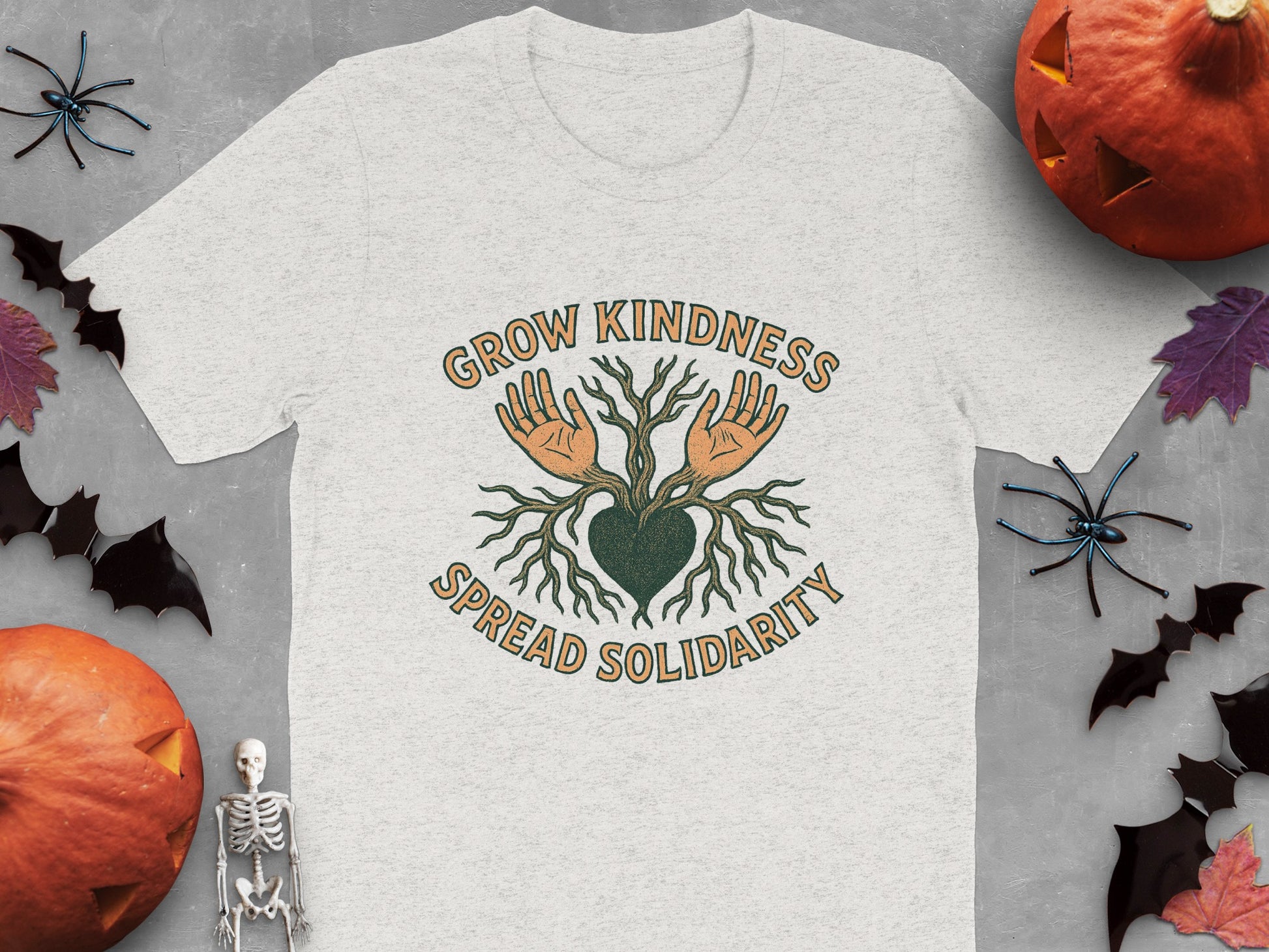 Grow Kindness Spread Solidarity Graphic T-Shirt Product