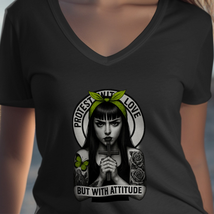 Protest With Love But With Attitude Shirt product type