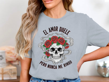 El Amor Duele Skull Graphic Teeshirt product