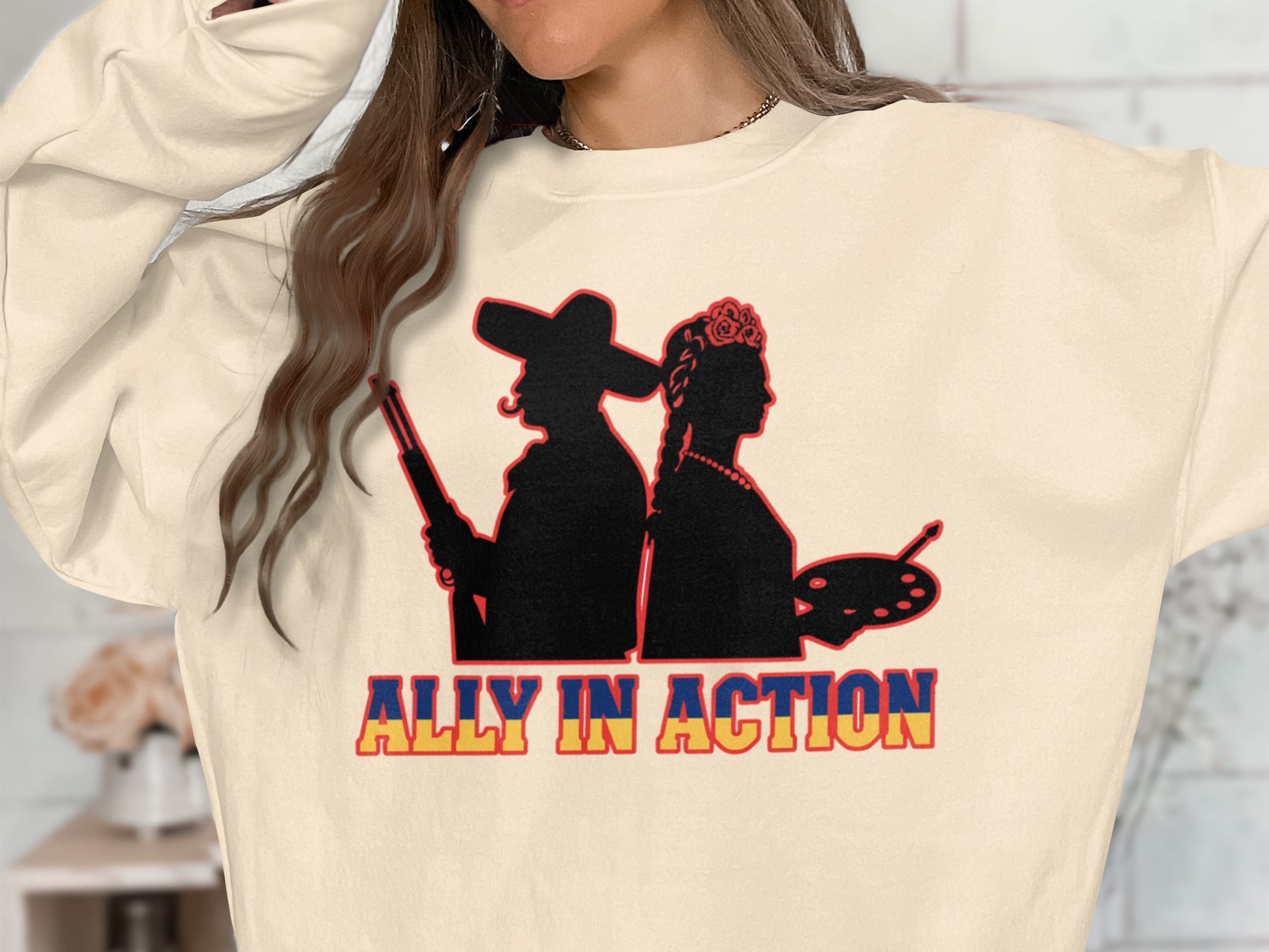 Ally in Action Graphic Sweatshirt Product