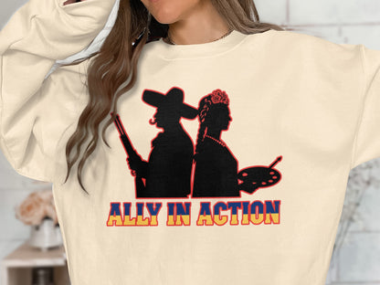 Ally in Action Graphic Sweatshirt Product