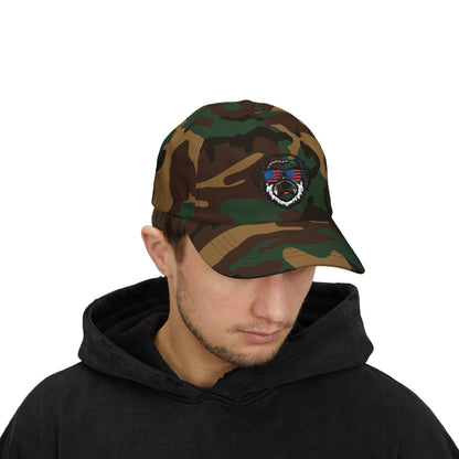 Patriotic Dog Dad Cap - Adjustable Classic Hat for Pet Lovers